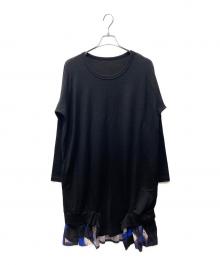 Y's（ワイズ）の古着「長袖ワンピース」｜ブラック