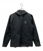 HAGLOFSホグロフス）の古着「ソフトシェルジャケット GARNET WINTER HOOD MEN」｜ブラック