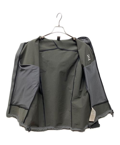 HAGLOFS（ホグロフス）HAGLOFS (ホグロフス) ソフトシェルジャケット GARNET WINTER HOOD MEN ブラック サイズ:Mの古着・服飾アイテム