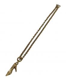 Salvatore Ferragamo（サルヴァトーレ フェラガモ）の古着「ハイヒールモチーフ ネックレス」｜ゴールドカラー