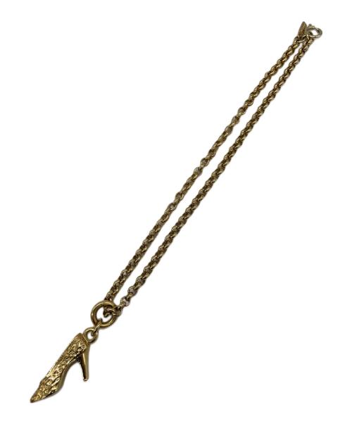 Salvatore Ferragamo（サルヴァトーレ フェラガモ）Salvatore Ferragamo (サルヴァトーレ フェラガモ) ハイヒールモチーフ ネックレス ゴールドカラーの古着・服飾アイテム
