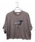 Saint Laurent Paris（サンローランパリ）の古着「半袖カットソー ライトニングボルト」｜パープル