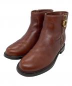 Salvatore Ferragamoサルヴァトーレ フェラガモ）の古着「ショートブーツ」｜ブラウン