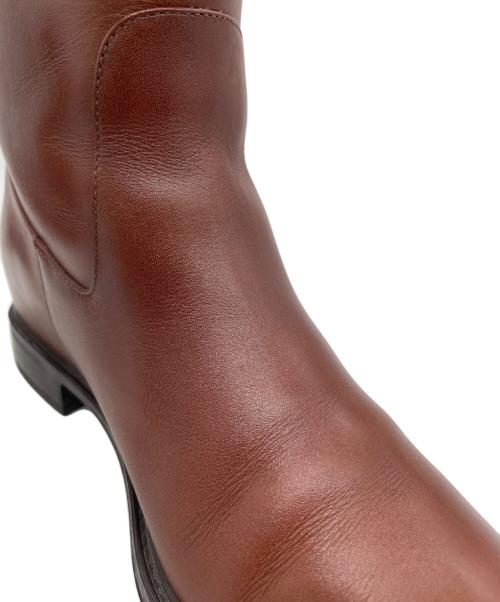 Salvatore Ferragamo（サルヴァトーレ フェラガモ）Salvatore Ferragamo (サルヴァトーレ フェラガモ) ショートブーツ ブラウン サイズ:23の古着・服飾アイテム