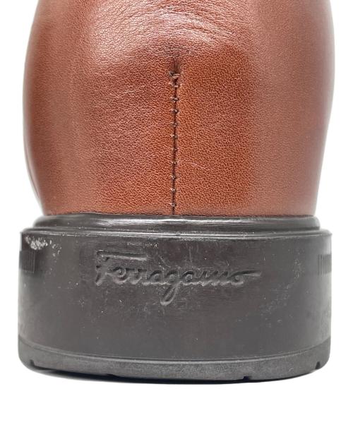 Salvatore Ferragamo（サルヴァトーレ フェラガモ）Salvatore Ferragamo (サルヴァトーレ フェラガモ) ショートブーツ ブラウン サイズ:23の古着・服飾アイテム
