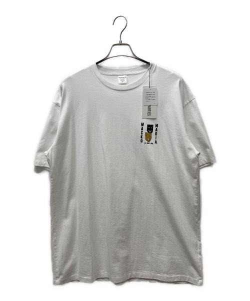 WACKO MARIA（ワコマリア）WACKO MARIA (ワコマリア) WASHED HEAVY WEIGHT CREW NECK T-SHIRT (TYPE-13) ホワイト サイズ:XLの古着・服飾アイテム