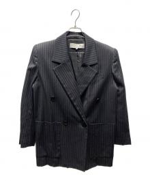 Christian Dior（クリスチャン ディオール）の古着「ダブルジャケット」｜ブラック