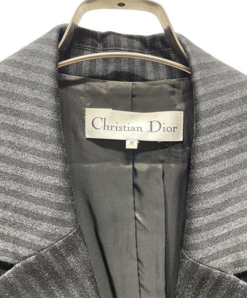 Christian Dior（クリスチャン ディオール）Christian Dior (クリスチャン ディオール) ダブルジャケット ブラック サイズ:Mの古着・服飾アイテム