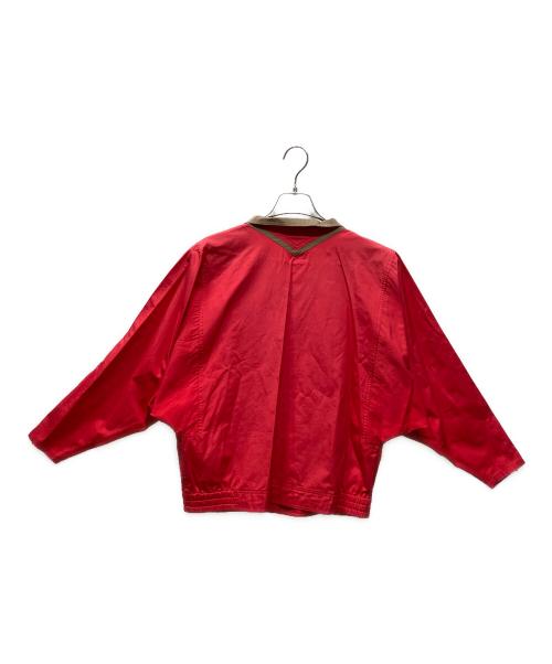 Christian Dior Sports（クリスチャン ディオールスポーツ）Christian Dior Sports (クリスチャン ディオールスポーツ) ブルゾン レッド×ブラウン サイズ:Mの古着・服飾アイテム