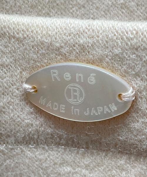 Rene（ルネ）Rene (ルネ) コーディガン ピンク×ベージュ サイズ:38の古着・服飾アイテム
