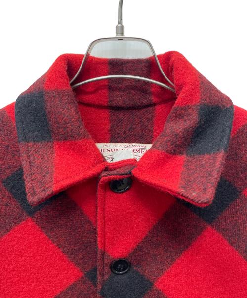 FILSON（フィルソン）FILSON (フィルソン) マッキーノクルーザージャケット レッド×ブラック サイズ:38の古着・服飾アイテム
