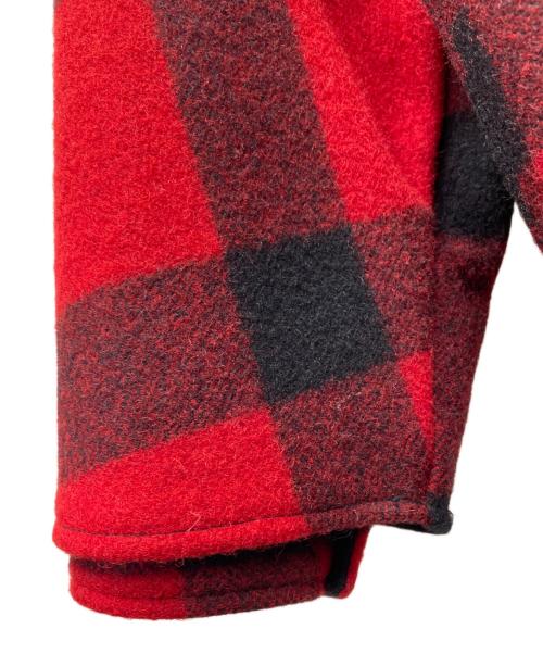 FILSON（フィルソン）FILSON (フィルソン) マッキーノクルーザージャケット レッド×ブラック サイズ:38の古着・服飾アイテム