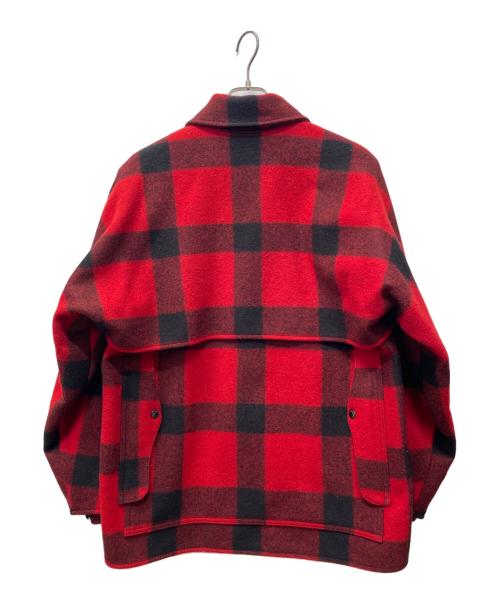 FILSON（フィルソン）FILSON (フィルソン) マッキーノクルーザージャケット レッド×ブラック サイズ:38の古着・服飾アイテム