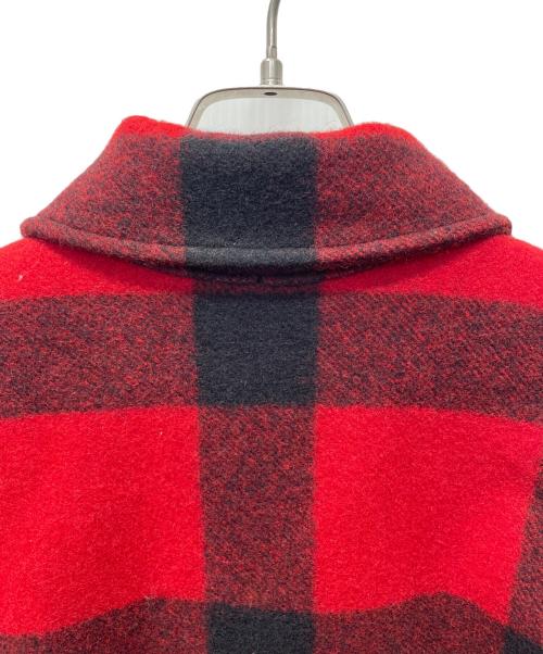 FILSON（フィルソン）FILSON (フィルソン) マッキーノクルーザージャケット レッド×ブラック サイズ:38の古着・服飾アイテム