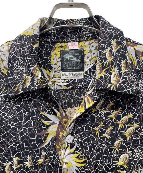 BEAUTY&YOUTH（ビューティーアンドユース）BEAUTY&YOUTH (ビューティーアンドユース) KONA BAY HAWAII (コナベイハワイ) 半袖シャツ USA製 ブラック サイズ:Mの古着・服飾アイテム
