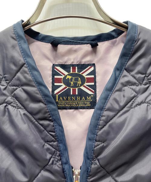 LAVENHAM（ラベンハム）LAVENHAM (ラベンハム) キルティングショートジャケット ネイビー サイズ:36の古着・服飾アイテム