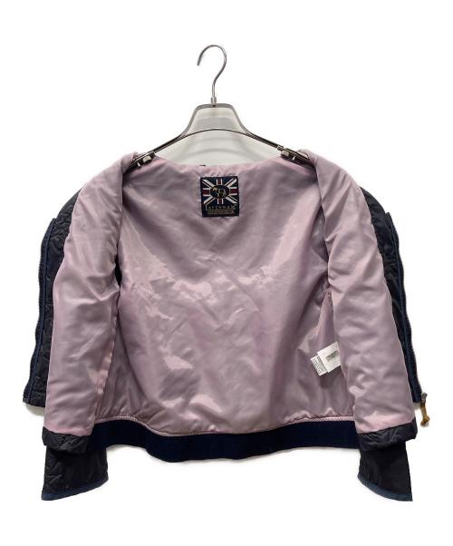 LAVENHAM（ラベンハム）LAVENHAM (ラベンハム) キルティングショートジャケット ネイビー サイズ:36の古着・服飾アイテム