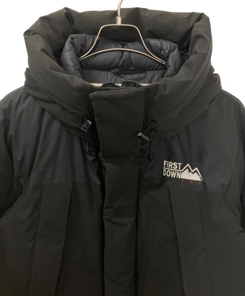 FIRST DOWN（ファーストダウン）FIRST DOWN (ファーストダウン) 203-1502　ダウンジャケット ブラック サイズ:Mの古着・服飾アイテム