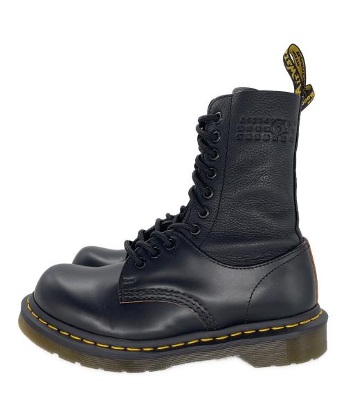 Dr.Martens（ドクターマーチン）Dr.Martens (ドクターマーチン) Maison Margiela (メゾンマルジェラ) ブーツ MM6 ブラック サイズ:UK4の古着・服飾アイテム