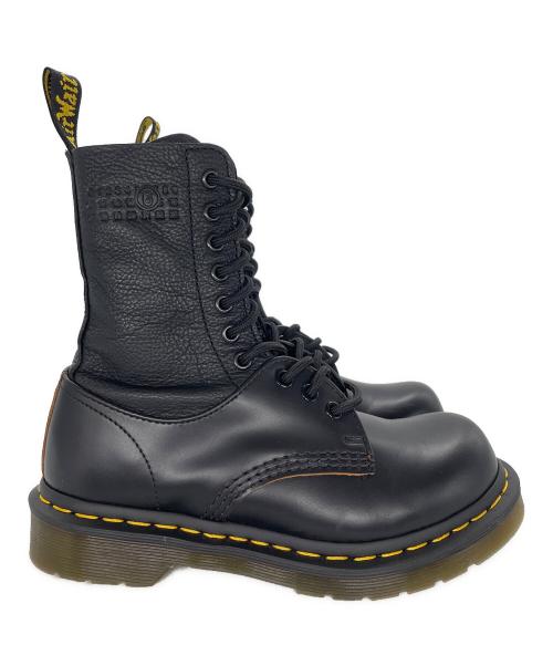 Dr.Martens（ドクターマーチン）Dr.Martens (ドクターマーチン) Maison Margiela (メゾンマルジェラ) ブーツ MM6 ブラック サイズ:UK4の古着・服飾アイテム