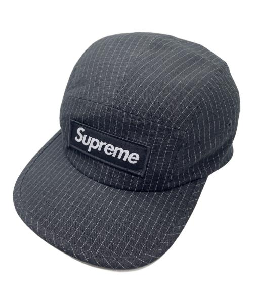 SUPREME（シュプリーム）Supreme (シュプリーム) Reflective Ripstop Camp Cap Black ブラック サイズ:58cmの古着・服飾アイテム