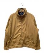POLO RALPH LAURENポロ・ラルフローレン）の古着「内側フリースナイロンジャケット」｜ベージュ