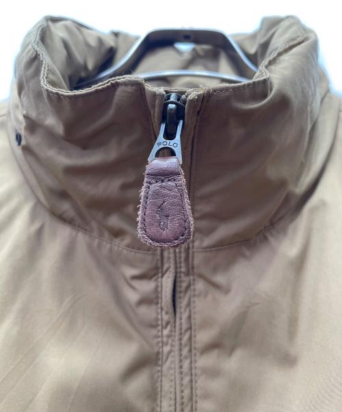 POLO RALPH LAUREN（ポロ・ラルフローレン）POLO RALPH LAUREN (ポロ・ラルフローレン) 内側フリースナイロンジャケット ベージュ サイズ:XLの古着・服飾アイテム