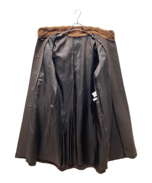 Leilian（レリアン）Leilian (レリアン) ミンクカラーカシミヤコート ブラウン サイズ:9の古着・服飾アイテム