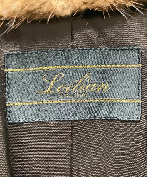 Leilian（レリアン）Leilian (レリアン) ミンクカラーカシミヤコート ブラウン サイズ:9の古着・服飾アイテム