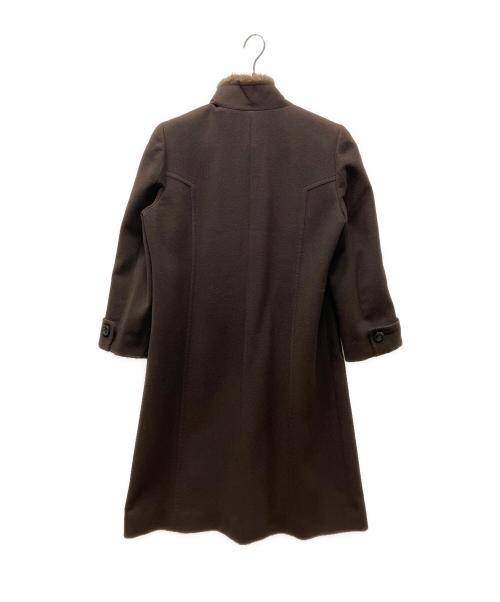 Leilian（レリアン）Leilian (レリアン) ミンクカラーカシミヤコート ブラウン サイズ:9の古着・服飾アイテム