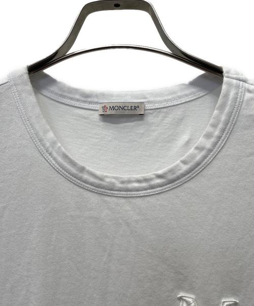 MONCLER（モンクレール）MONCLER (モンクレール) 半袖カットソー ホワイト サイズ:XLの古着・服飾アイテム