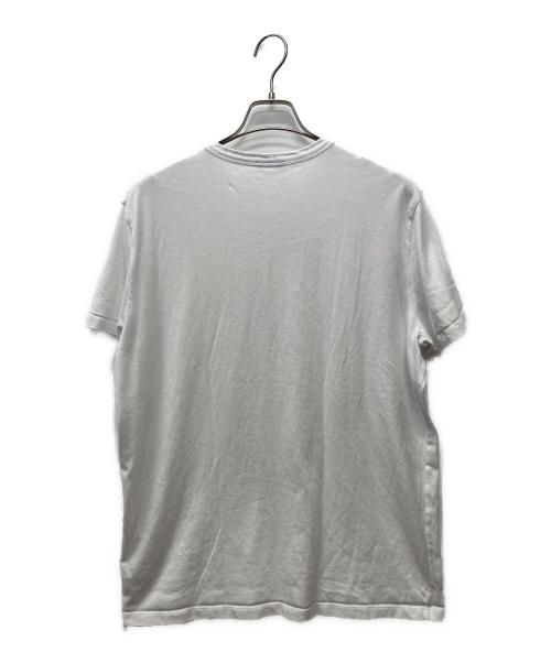 MONCLER（モンクレール）MONCLER (モンクレール) 半袖カットソー ホワイト サイズ:XLの古着・服飾アイテム