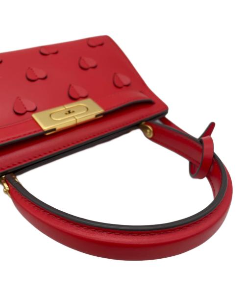 TORY BURCH（トリーバーチ）TORY BURCH (トリーバーチ) 2WAYショルダーバッグ レッドの古着・服飾アイテム