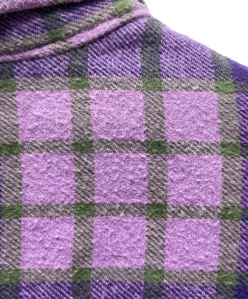 Hysteric Glamour（ヒステリックグラマー）Hysteric Glamour (ヒステリックグラマー) SUPREME (シュプリーム) 長袖シャツ パープル×ピンク サイズ:XLの古着・服飾アイテム