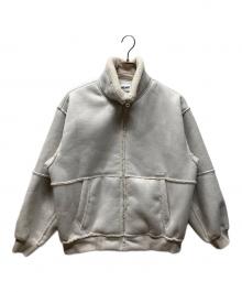PALACE（パレス）の古着「SHERPA FAUX SUEDE FUNNEL」｜カーキ