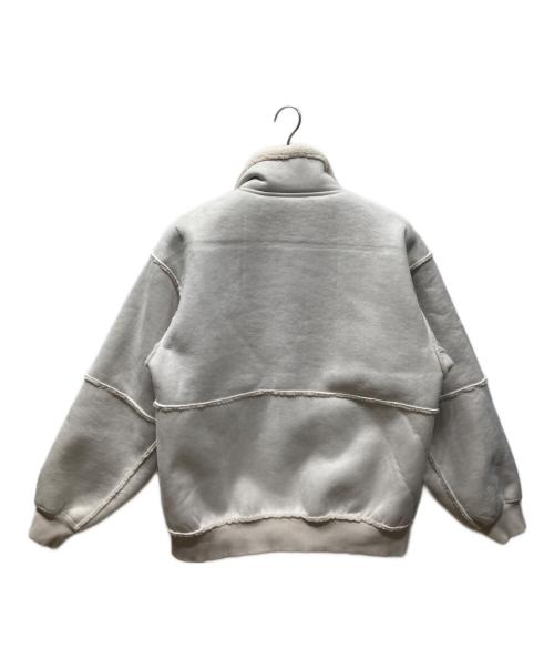 PALACE（パレス）PALACE (パレス) SHERPA FAUX SUEDE FUNNEL カーキ サイズ:２の古着・服飾アイテム