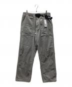 PALACEパレス）の古着「CORDUROY BELTER TROUSER」｜グレー