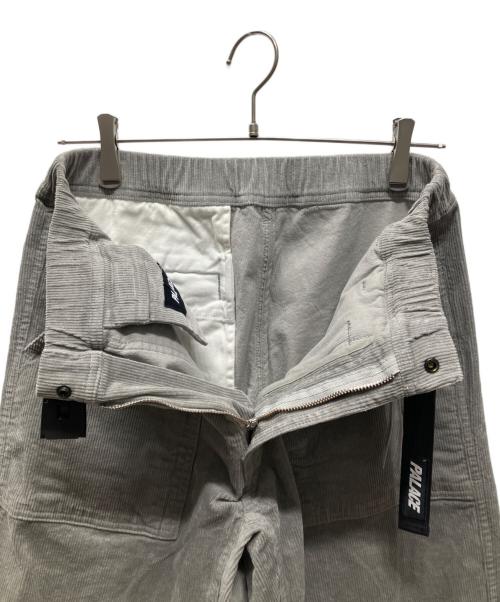 PALACE（パレス）PALACE (パレス) CORDUROY BELTER TROUSER グレー サイズ:76cm (W30)の古着・服飾アイテム