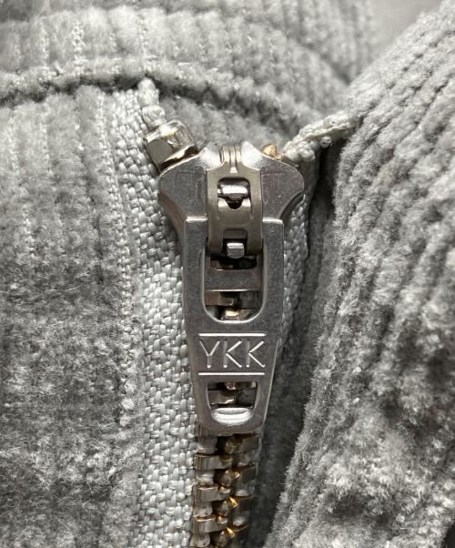 PALACE（パレス）PALACE (パレス) CORDUROY BELTER TROUSER グレー サイズ:76cm (W30)の古着・服飾アイテム