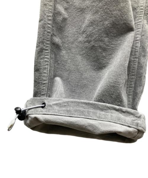 PALACE（パレス）PALACE (パレス) CORDUROY BELTER TROUSER グレー サイズ:76cm (W30)の古着・服飾アイテム
