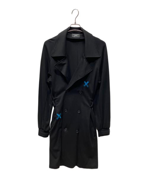 glamb（グラム）glamb (グラム) トレンチコート　Carson trench coat ブラックの古着・服飾アイテム