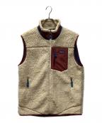 Patagoniaパタゴニア）の古着「Classic Retro-X Vest」｜ベージュ×レッド