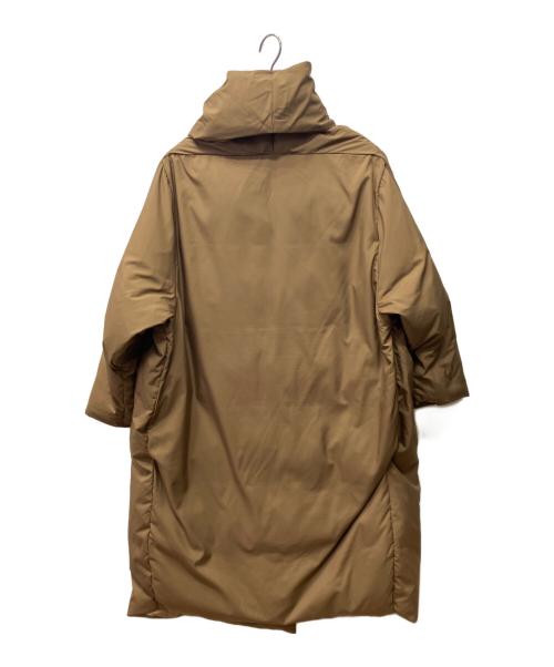 mizuiro-ind（ミズイロインド）mizuiro-ind (ミズイロインド) ドレープダウンコート ベージュ サイズ:不明の古着・服飾アイテム
