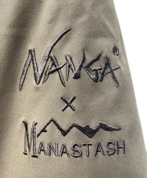 NANGA（ナンガ）NANGA (ナンガ) Manastash (マナスタッシュ) ダウンジャケット オリーブ サイズ:Mの古着・服飾アイテム