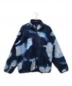 THE NORTH FACE×SUPREMEザ ノース フェイス×シュプリーム）の古着「Bleached Denim Print Fleece Jacket」｜ネイビー・ライトブルー
