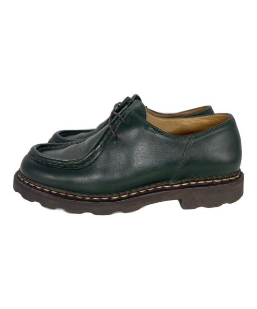 PARABOOT（パラブーツ）PARABOOT (パラブーツ) チロリアンシューズ MICHAEL グリーン サイズ:40 1/2の古着・服飾アイテム