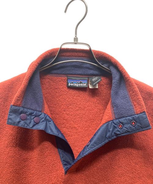 Patagonia（パタゴニア）Patagonia (パタゴニア) シンチラビッグT ブラウン×ネイビー サイズ:XSの古着・服飾アイテム