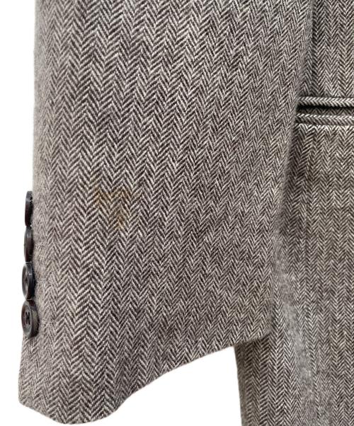 Aquascutum（アクアスキュータム）Aquascutum (アクアスキュータム) カシミヤ2Bテーラードジャケット ブラウン サイズ:98AB6の古着・服飾アイテム