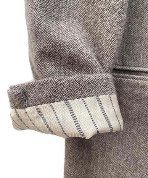 Aquascutum（アクアスキュータム）Aquascutum (アクアスキュータム) カシミヤ2Bテーラードジャケット ブラウン サイズ:98AB6の古着・服飾アイテム