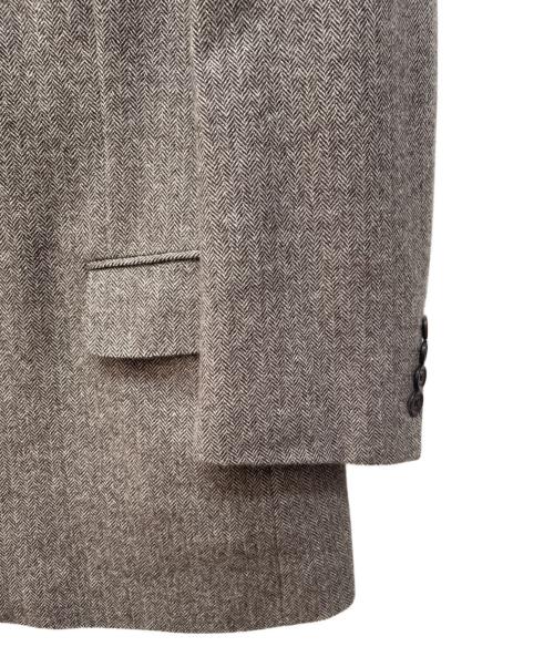 Aquascutum（アクアスキュータム）Aquascutum (アクアスキュータム) カシミヤ2Bテーラードジャケット ブラウン サイズ:98AB6の古着・服飾アイテム